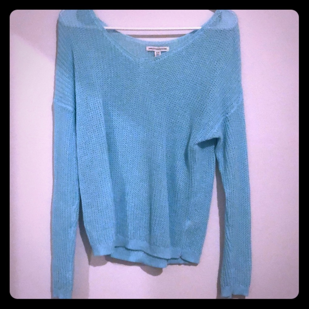 Blue American eagle sweater